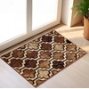Superior Modern Indoor Area Rug, Non Slip Rug, 8’x8′, Ivory(Brown)