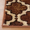 Superior Modern Indoor Area Rug, Non Slip Rug, 8’x8′, Ivory(Brown)