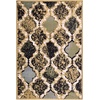 Superior Modern Indoor Area Rug, Non Slip Rug, 8’x8′, Ivory(Multi-colored)