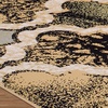 Superior Modern Indoor Area Rug, Non Slip Rug, 8’x8′, Ivory(Multi-colored)