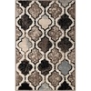 Superior Modern Indoor Area Rug, Non Slip Rug, 8’x8′, Ivory(B Ivory)