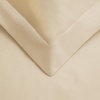 Superior 100% Premium Combed Cotton, 2 Piece Soft and Smooth Duvet Cover and Pillow Sham Set, Solid, Twin – Grey(Ivory)
