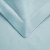 Superior 100% Premium Combed Cotton, 2 Piece Soft and Smooth Duvet Cover and Pillow Sham Set, Solid, Twin – Grey(Light Blue)