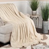 Superior Fleece Diamond Fluffy Blanket, Decorative Blankets for Bedroom, Sofa, Fuzzy, Plush, Soft, Cute Room Decor, Beautiful Cover, Comfort Essentials, Atka Collection, King Size, Green(Cream)