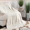 Superior Fleece Diamond Fluffy Blanket, Decorative Blankets for Bedroom, Sofa, Fuzzy, Plush, Soft, Cute Room Decor, Beautiful Cover, Comfort Essentials, Atka Collection, King Size, Green(Ivory)