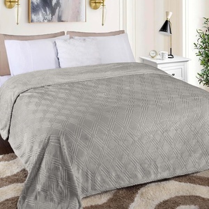 Superior Fleece Diamond Fluffy Blanket, Decorative Blankets for Bedroom, Sofa, Fuzzy, Plush, Soft, Cute Room Decor, Beautiful Cover, Comfort Essentials, Atka Collection, King Size, Green(Platinum)
