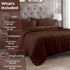 Superior Egyptian Cotton 400 Thread Count Duvet Cover Set, Soft Comforter Covers, Luxury Bedding Essentials, Button Closure, Includes 1 Duvet Cover, 2 Pillow Shams, Full/Queen, White(Mocha – Z)