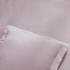 Superior Egyptian Cotton 400 Thread Count Duvet Cover Set, Soft Comforter Covers, Luxury Bedding Essentials, Button Closure, Includes 1 Duvet Cover, 2 Pillow Shams, Full/Queen, White(Lilac – Z)