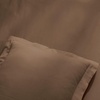 Superior Egyptian Cotton 400 Thread Count Duvet Cover Set, Soft Comforter Covers, Luxury Bedding Essentials, Button Closure, Includes 1 Duvet Cover, 2 Pillow Shams, Full/Queen, White(Taupe – Z)