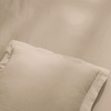 Superior Egyptian Cotton 400 Thread Count Duvet Cover Set, Soft Comforter Covers, Luxury Bedding Essentials, Button Closure, Includes 1 Duvet Cover, 2 Pillow Shams, Full/Queen, White(Tan – Z)