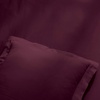 Superior Egyptian Cotton 400 Thread Count Duvet Cover Set, Soft Comforter Covers, Luxury Bedding Essentials, Button Closure, Includes 1 Duvet Cover, 2 Pillow Shams, Full/Queen, White(Plum – Z)