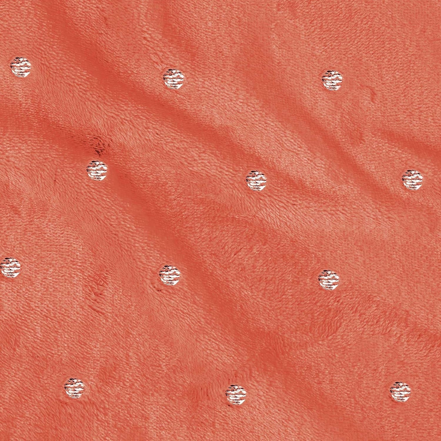 image:imageSuperior Fleece Blanket Plush Fluffy Soft Decorative Blankets for Bedroom Sofa Fuzzy Bedding Cute Woven Room Decor Beautiful Cover Comfort Essentials Polka Dot Throw Winter BlueCreamsicle