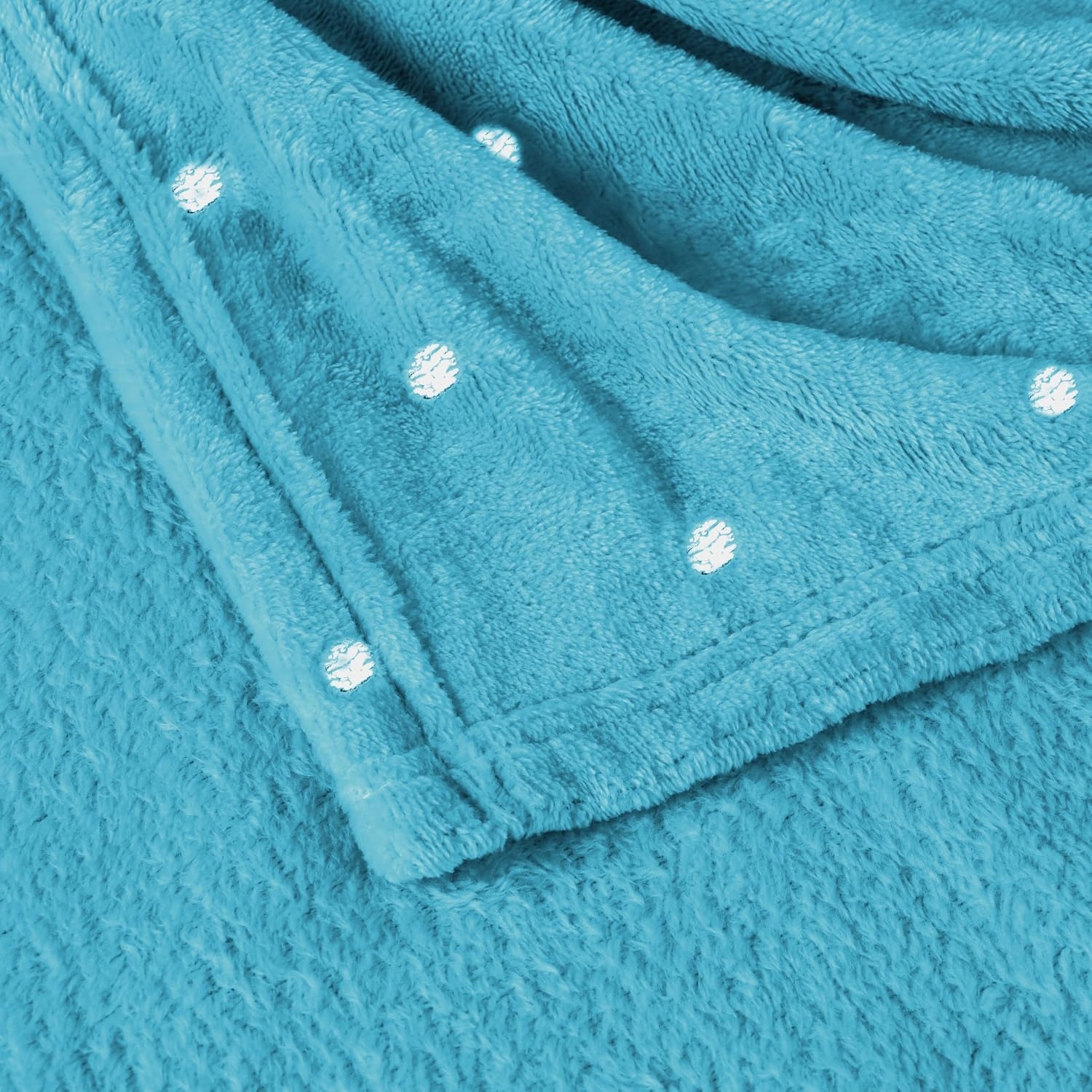 image:imageSuperior Fleece Blanket Plush Fluffy Soft Decorative Blankets for Bedroom Sofa Fuzzy Bedding Cute Woven Room Decor Beautiful Cover Comfort Essentials Polka Dot Throw Winter BlueWinter Blue