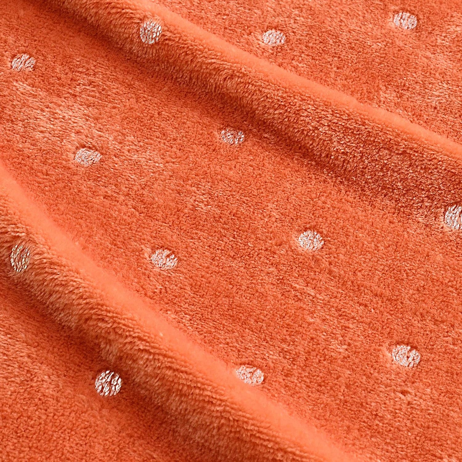 image:imageSuperior Fleece Blanket Plush Fluffy Soft Decorative Blankets for Bedroom Sofa Fuzzy Bedding Cute Woven Room Decor Beautiful Cover Comfort Essentials Polka Dot Throw Winter BlueCreamsicle