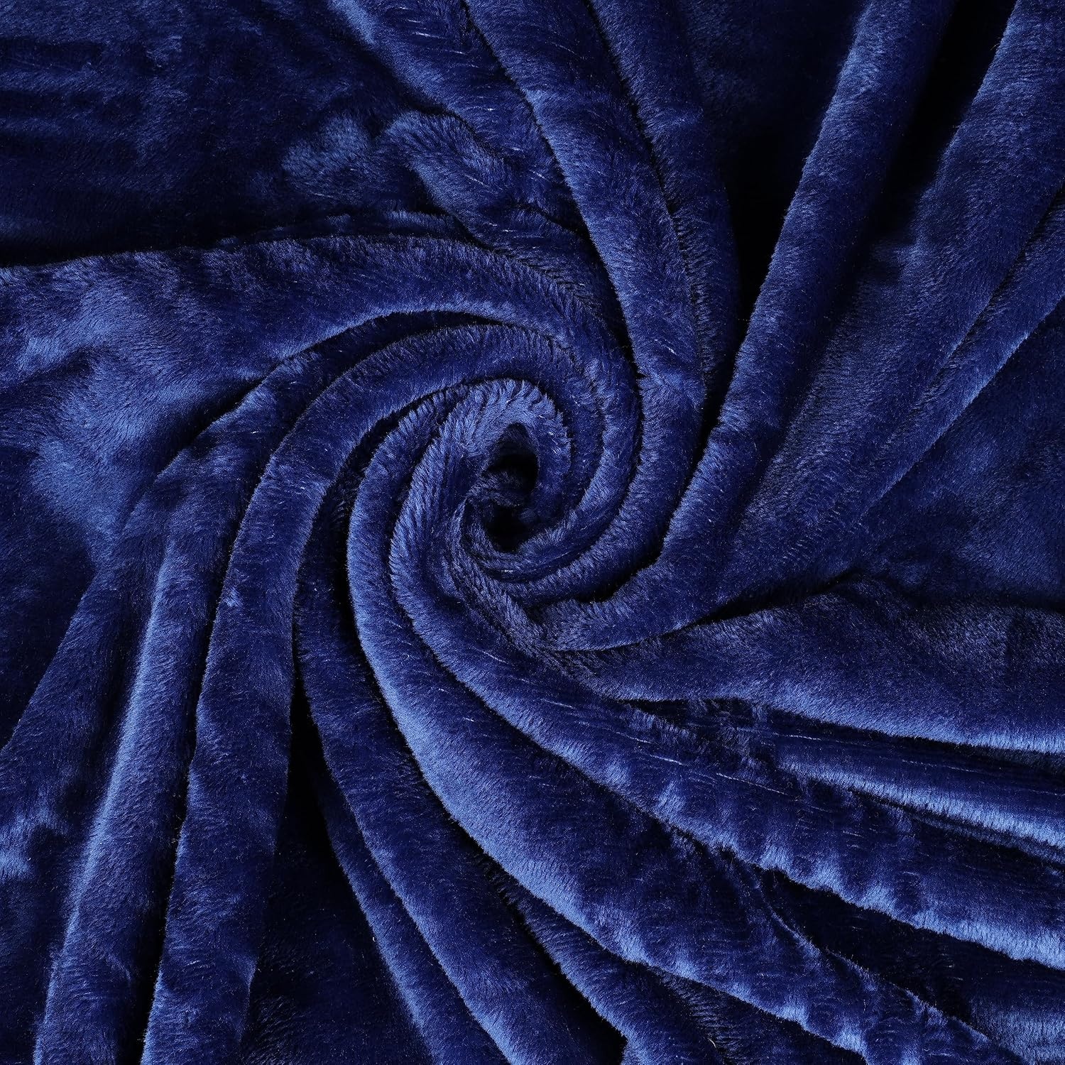 image:imageSuperior Fleece Blanket Plush Fluffy Soft Decorative Blankets for Bedroom Sofa Fuzzy Bedding Cute Woven Room Decor Beautiful Cover Comfort Essentials Polka Dot Throw Winter BlueSolidnavy Blue