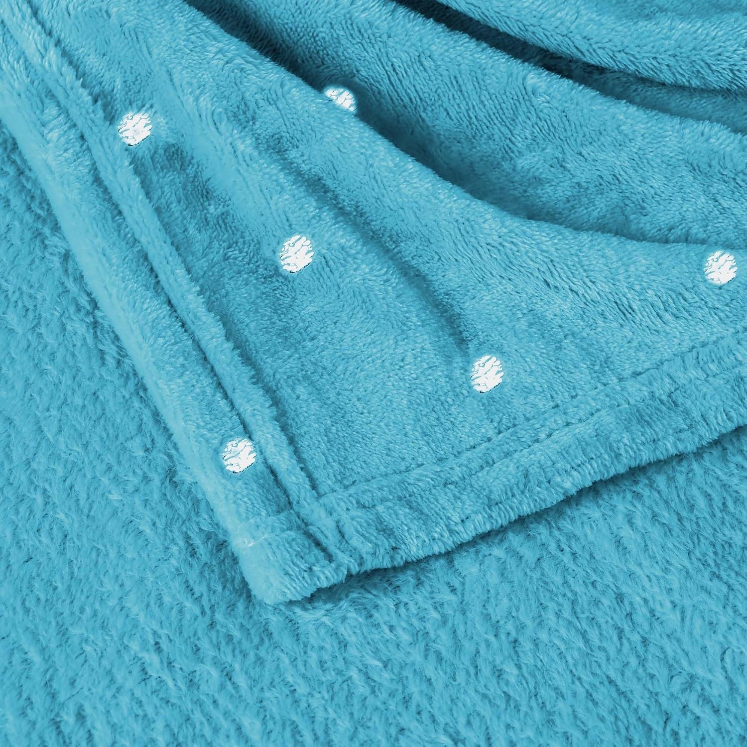 image:imageSuperior Fleece Blanket Plush Fluffy Soft Decorative Blankets for Bedroom Sofa Fuzzy Bedding Cute Woven Room Decor Beautiful Cover Comfort Essentials Polka Dot Throw Winter BlueWinter Blue