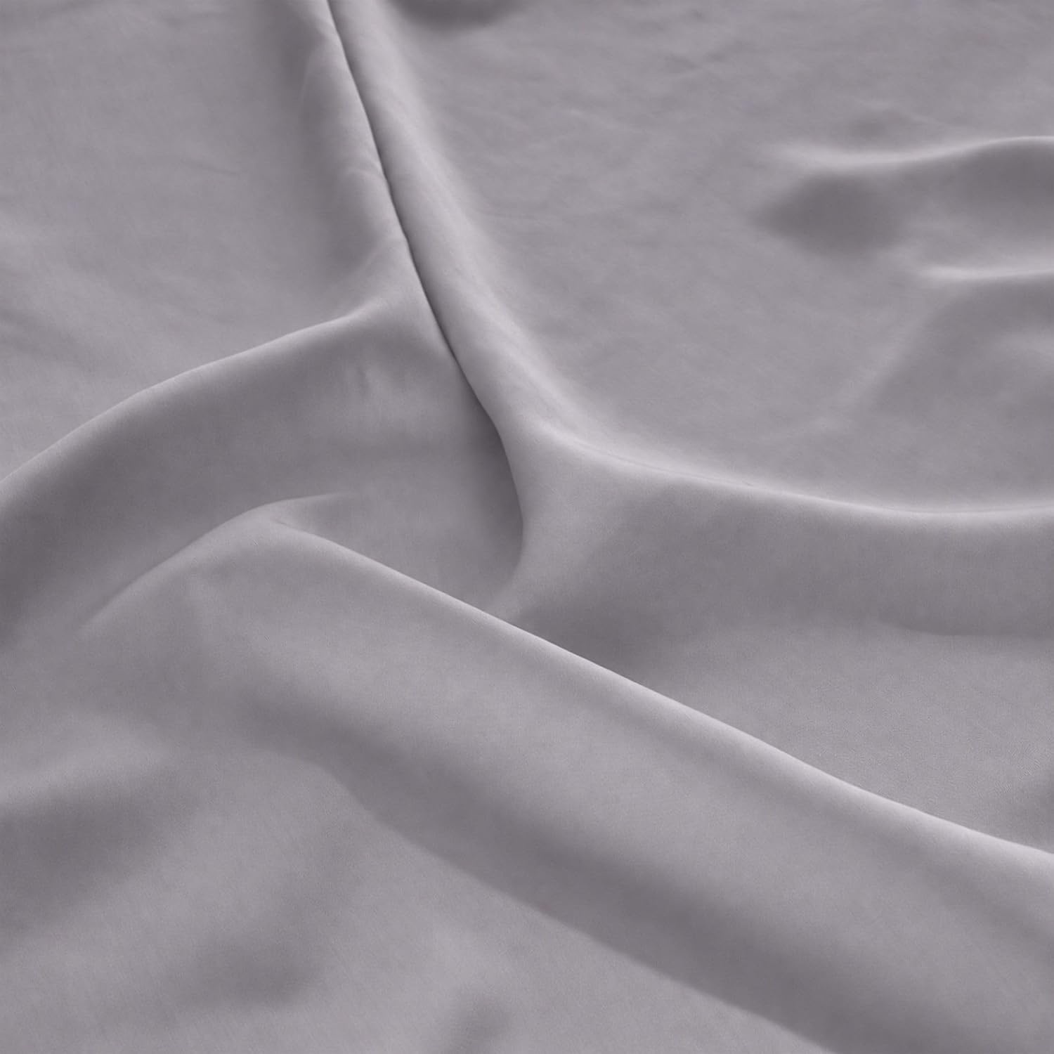 image:imageSuperior Modal from Beechwood 400 Thread Count Duvet Cover Set Silky Soft Cool Bedding Essentials Sateen Weave Set Includes 1 Duvet Cover with Button Closure 1 Pillow Sham TwinTwin XL WhiteGrey
