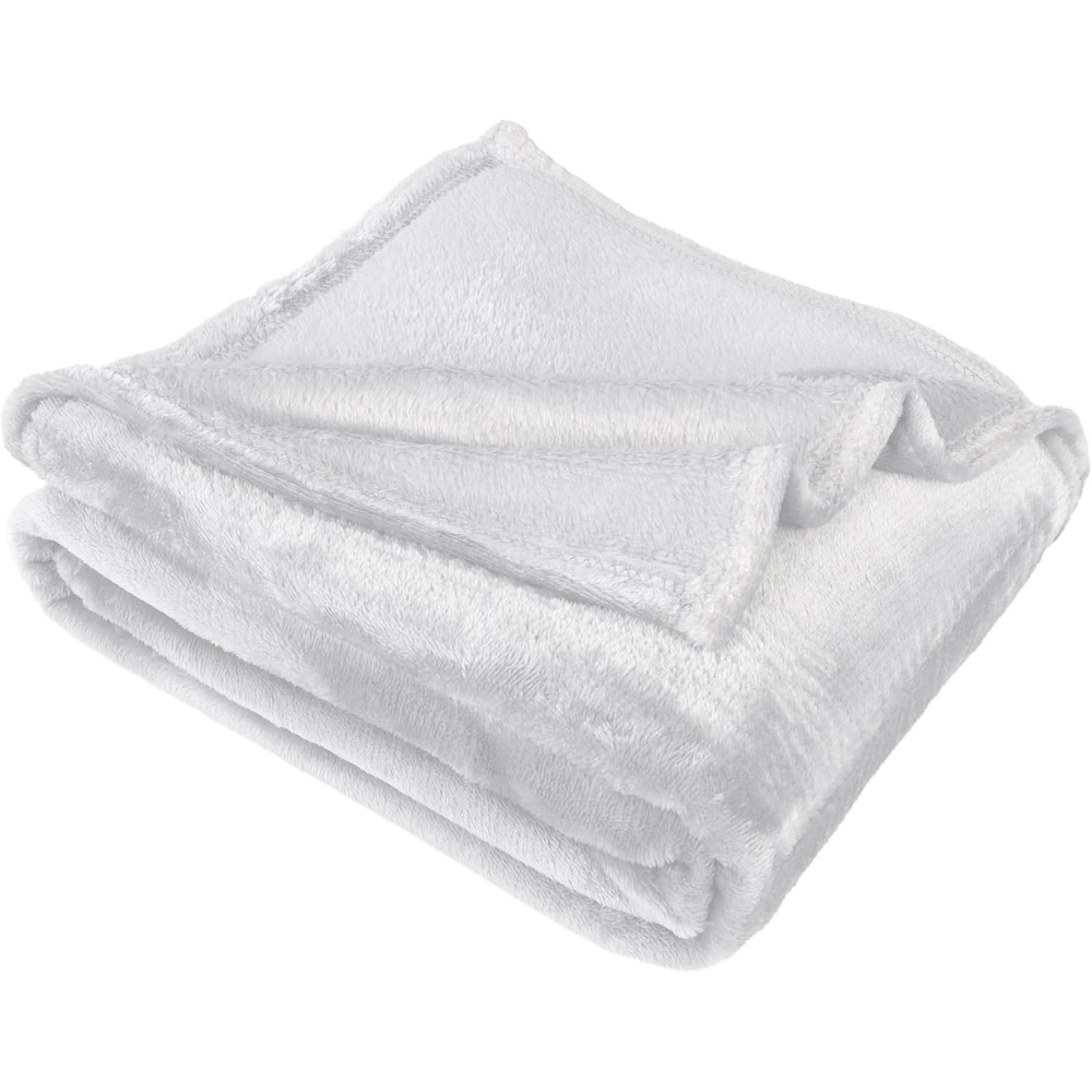 image:imageSuperior Fleece Blanket Plush Fluffy Soft Decorative Blankets for Bedroom Sofa Fuzzy Bedding Cute Woven Room Decor Beautiful Cover Comfort Essentials Polka Dot Throw Winter BlueSolidplatinum