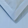 SUPERIOR 700 Thread Count Egyptian Cotton Duvet Cover Bed Set, Luxury Ultra-Soft Modern Solid 3 Piece Bedding Set, Included: One Duvet Cover and Two Pillowshams, White, Queen(Light Blue – Z)
