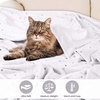 Superior Fleece Blanket, Plush, Fluffy, Soft, Decorative Blankets for Bedroom, Sofa, Fuzzy Bedding, Cute Woven Room Decor, Beautiful Cover, Comfort Essentials, Polka Dot, Throw, Winter Blue(White)