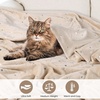 Superior Fleece Blanket, Plush, Fluffy, Soft, Decorative Blankets for Bedroom, Sofa, Fuzzy Bedding, Cute Woven Room Decor, Beautiful Cover, Comfort Essentials, Polka Dot, Throw, Winter Blue(Linen)