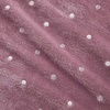 Superior Fleece Blanket, Plush, Fluffy, Soft, Decorative Blankets for Bedroom, Sofa, Fuzzy Bedding, Cute Woven Room Decor, Beautiful Cover, Comfort Essentials, Polka Dot, Throw, Winter Blue(Mauve)
