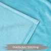 Superior Fleece Blanket, Plush, Fluffy, Soft, Decorative Blankets for Bedroom, Sofa, Fuzzy Bedding, Cute Woven Room Decor, Beautiful Cover, Comfort Essentials, Polka Dot, Throw, Winter Blue(Solid-winter Blue)