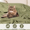 Superior Fleece Blanket, Plush, Fluffy, Soft, Decorative Blankets for Bedroom, Sofa, Fuzzy Bedding, Cute Woven Room Decor, Beautiful Cover, Comfort Essentials, Polka Dot, Throw, Winter Blue(Sage)
