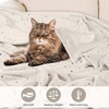 Superior Fleece Blanket, Plush, Fluffy, Soft, Decorative Blankets for Bedroom, Sofa, Fuzzy Bedding, Cute Woven Room Decor, Beautiful Cover, Comfort Essentials, Polka Dot, Throw, Winter Blue(Ivory)