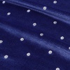 Superior Fleece Blanket, Plush, Fluffy, Soft, Decorative Blankets for Bedroom, Sofa, Fuzzy Bedding, Cute Woven Room Decor, Beautiful Cover, Comfort Essentials, Polka Dot, Throw, Winter Blue(Navy Blue)