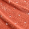 Superior Fleece Blanket, Plush, Fluffy, Soft, Decorative Blankets for Bedroom, Sofa, Fuzzy Bedding, Cute Woven Room Decor, Beautiful Cover, Comfort Essentials, Polka Dot, Throw, Winter Blue(Creamsicle)