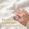 Superior Hope Herringbone Fluffy Fleece Blanket, Soft Plush Embossed Chevron Throw for Couch, Bed and Living Room Decor, Bedroom Essentials, Cozy Lightweight All Season Cover, King Size, Charcoal(White)