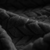 Superior Hope Herringbone Fluffy Fleece Blanket, Soft Plush Embossed Chevron Throw for Couch, Bed and Living Room Decor, Bedroom Essentials, Cozy Lightweight All Season Cover, King Size, Charcoal(Black)