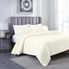 Superior Modal from Beechwood 400 Thread Count Duvet Cover Set, Silky Soft Cool Bedding Essentials, Sateen Weave, Set Includes 1 Duvet Cover with Button Closure, 1 Pillow Sham, Twin/Twin XL, White(Ivory)