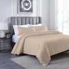 Superior Modal from Beechwood 400 Thread Count Duvet Cover Set, Silky Soft Cool Bedding Essentials, Sateen Weave, Set Includes 1 Duvet Cover with Button Closure, 1 Pillow Sham, Twin/Twin XL, White(Linen)