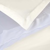Superior Modal from Beechwood 400 Thread Count Duvet Cover Set, Silky Soft Cool Bedding Essentials, Sateen Weave, Set Includes 1 Duvet Cover with Button Closure, 1 Pillow Sham, Twin/Twin XL, White(Ivory)
