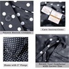Superior Polka Dot Cotton Blend 600 Thread Count Duvet Cover Set, Oversized Comforter Cover, Retro Bedding Essentials, Button Closure, Includes 1 Duvet Cover, 2 Pillow Shams, Full/Queen, Lilac(Black – Z)