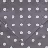 Superior Polka Dot Cotton Blend 600 Thread Count Duvet Cover Set, Oversized Comforter Cover, Retro Bedding Essentials, Button Closure, Includes 1 Duvet Cover, 2 Pillow Shams, Full/Queen, Lilac(Grey – Z)