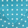 Superior Polka Dot Cotton Blend 600 Thread Count Duvet Cover Set, Oversized Comforter Cover, Retro Bedding Essentials, Button Closure, Includes 1 Duvet Cover, 2 Pillow Shams, Full/Queen, Lilac(Aqua – Z)