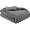 Superior Victoria Heavyweight Reversible Fleece Blanket – Soft Ultra-Soft, Fluffy Double-Layer Mink Blanket Throw for Couch, Bed and Living Room Decor – Cozy, Warm & Heavy Bed Cover, Twin Size, Rust(Grey)