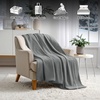 Superior Victoria Heavyweight Reversible Fleece Blanket – Soft Ultra-Soft, Fluffy Double-Layer Mink Blanket Throw for Couch, Bed and Living Room Decor – Cozy, Warm & Heavy Bed Cover, Twin Size, Rust(Grey)