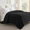 Superior Hope Herringbone Fluffy Fleece Blanket, Soft Plush Embossed Chevron Throw for Couch, Bed and Living Room Decor, Bedroom Essentials, Cozy Lightweight All Season Cover, King Size, Charcoal(Black)