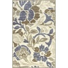 Superior Indoor Non-Slip Area Rug or Runner, Vintage Floor Decor, Traditional Floral Scroll Rug for Living Room, Bedroom, Kitchen, Dining Room, Foam Backing, Roselyn Collection, 2′ x 3′, Baige(4′ x 6′ (Rectangular))