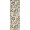 Superior Indoor Non-Slip Area Rug or Runner, Vintage Floor Decor, Traditional Floral Scroll Rug for Living Room, Bedroom, Kitchen, Dining Room, Foam Backing, Roselyn Collection, 2′ x 3′, Baige(2’6″ x 8′ (Rectangular))