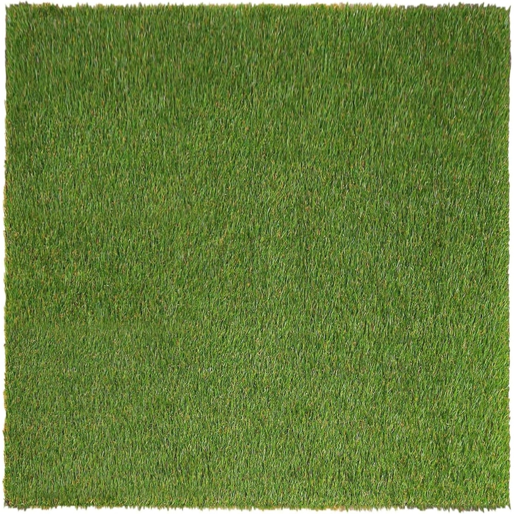 image:imageSuperior Artificial Grass Indoor Outdoor Area Rug Faux Turf Fake Grass for Backyard Playground Patio Dog Pet Training Synthetic Lawn Floor Decor Rubber Back 1 x 1 Grass Green