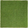 Superior Artificial Grass Indoor Outdoor Area Rug, Faux Turf, Fake Grass for Backyard, Playground, Patio, Dog Pet Training, Synthetic Lawn, Floor Decor, Rubber Back, 1′ x 1′, Grass Green