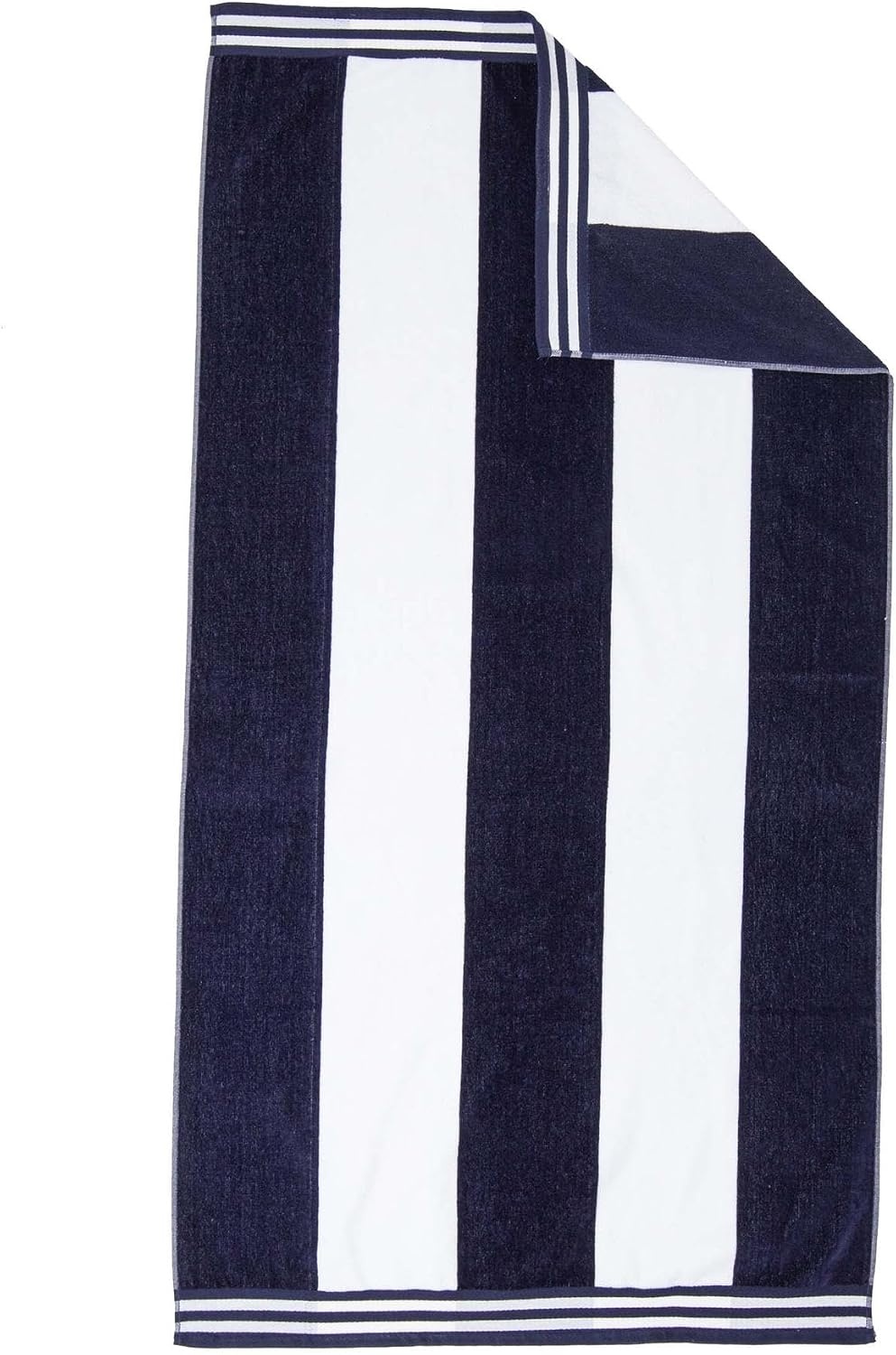 image:imageSuperior Striped Cotton Reversible Beach Towel Set 6 PC Multi ColorBlue