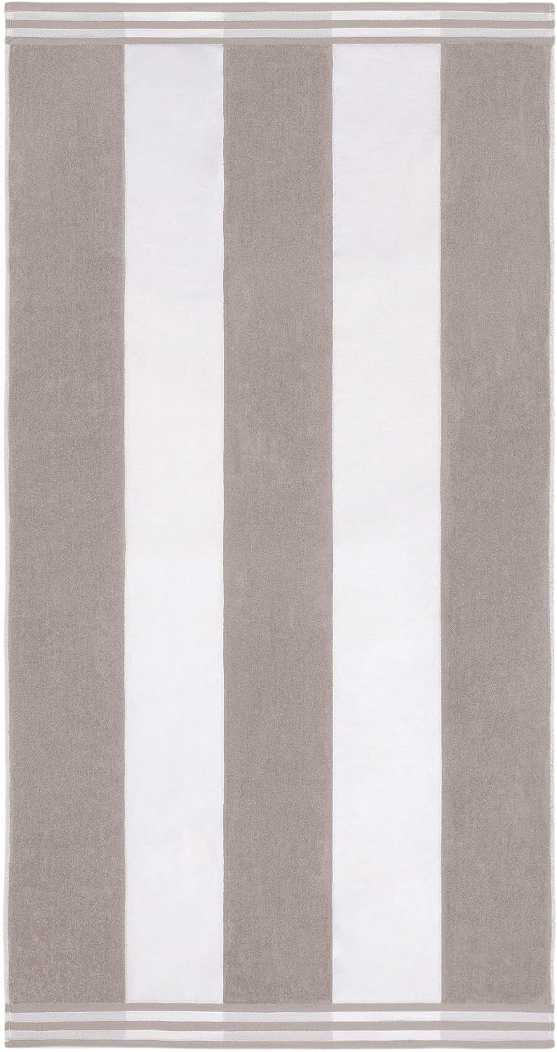 image:imageSuperior Striped Cotton Reversible Beach Towel Set 6 PC Multi ColorLight Grey