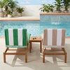 Superior Striped Cotton Reversible Beach Towel Set, 6 PC, Multi Color(Multicolor 2)