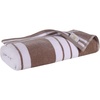 Superior Striped Cotton Reversible Beach Towel Set, 6 PC, Multi Color(Taupe)